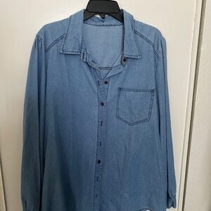 Blue Jean long sleeve shirt